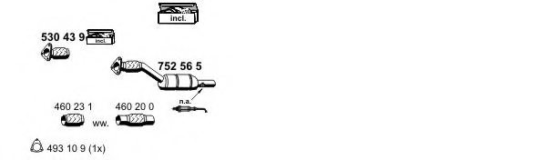 ERNST 100425 Exhaust System